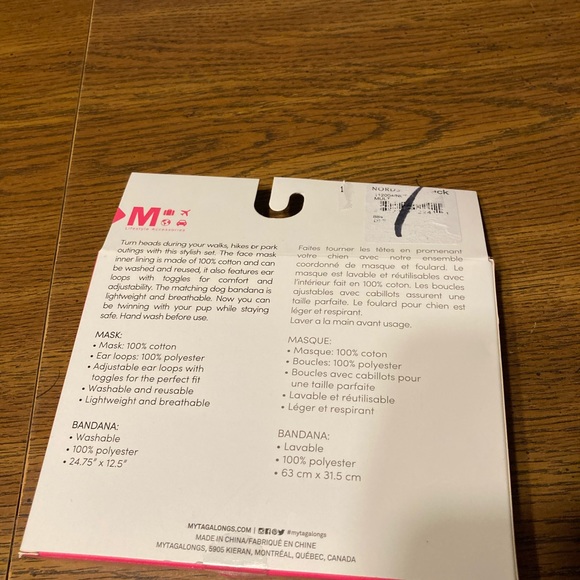 Face Mask And Matching Pet Bandana Set - Picture 2 of 2